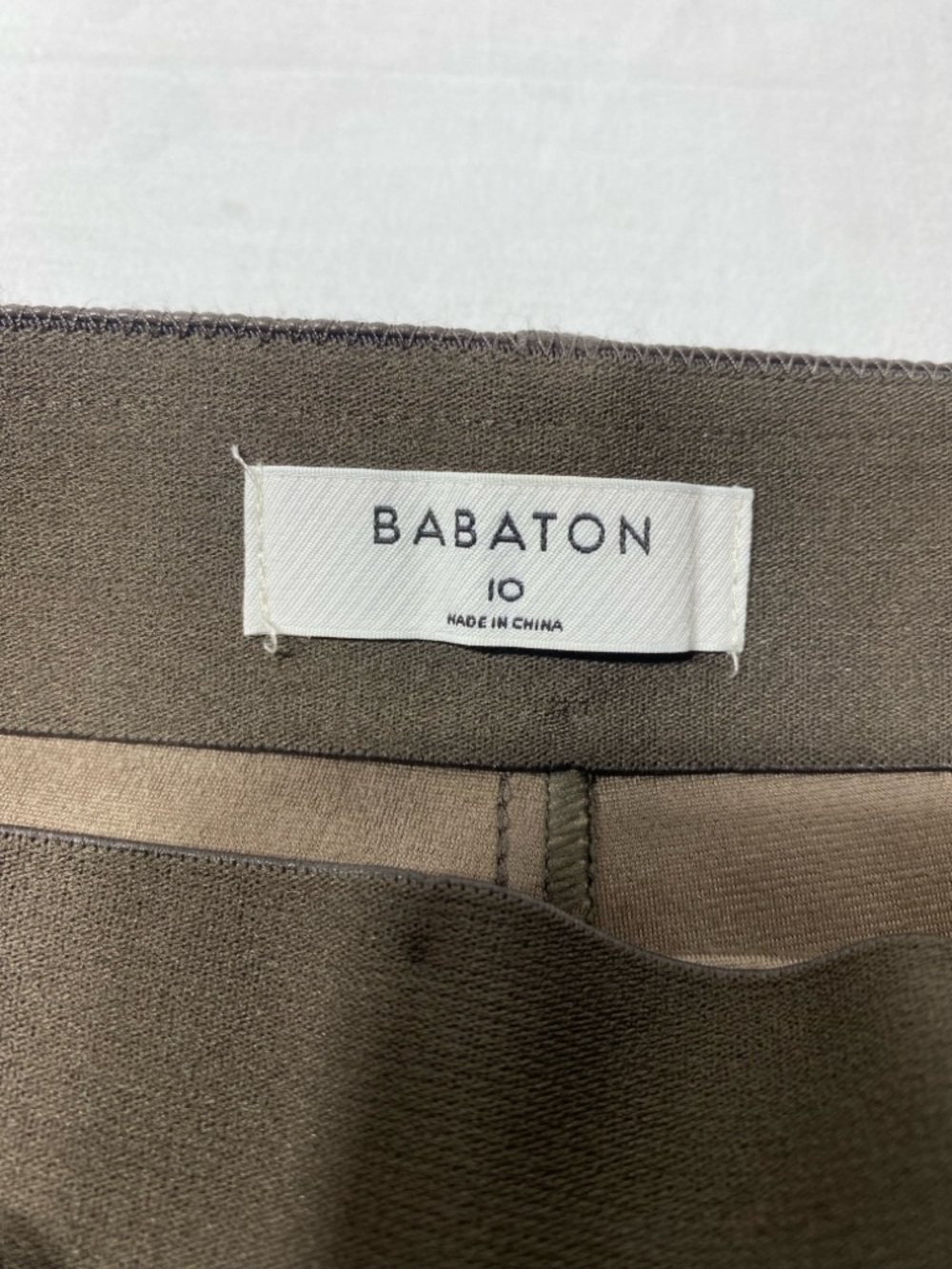 Babaton Brown Faux Leather Skinny Pants Women’s Size 10 - Picture 8 of 10